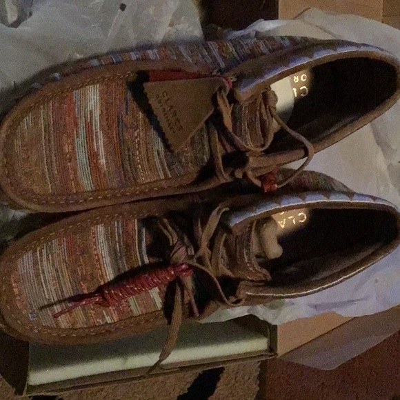 New Clarks Wallace Chukka Striped Boot. Men Size 10.5 - Picture 4 of 4